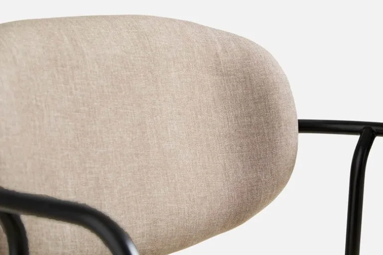 Woud Frame chair, black - beige Davis Sawana 17