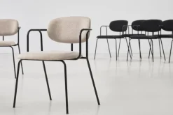 Woud Frame chair, black - beige Davis Sawana 17