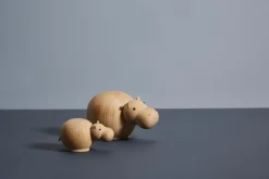 Woud Hibo Hippopotamus figurine, medium
