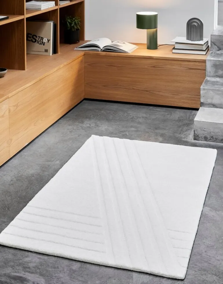 Woud Kyoto rug, 90 x 140 cm, off white