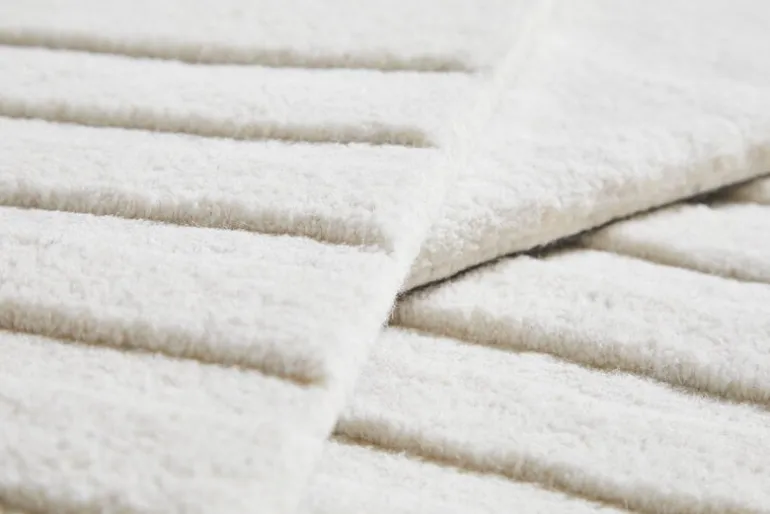 Woud Kyoto rug, 80 x 200 cm, off white