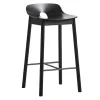 Woud Mono bar stool 65 cm, black