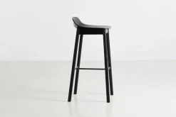 Woud Mono bar stool 75 cm, black
