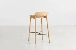 Woud Mono bar stool 65 cm, oak