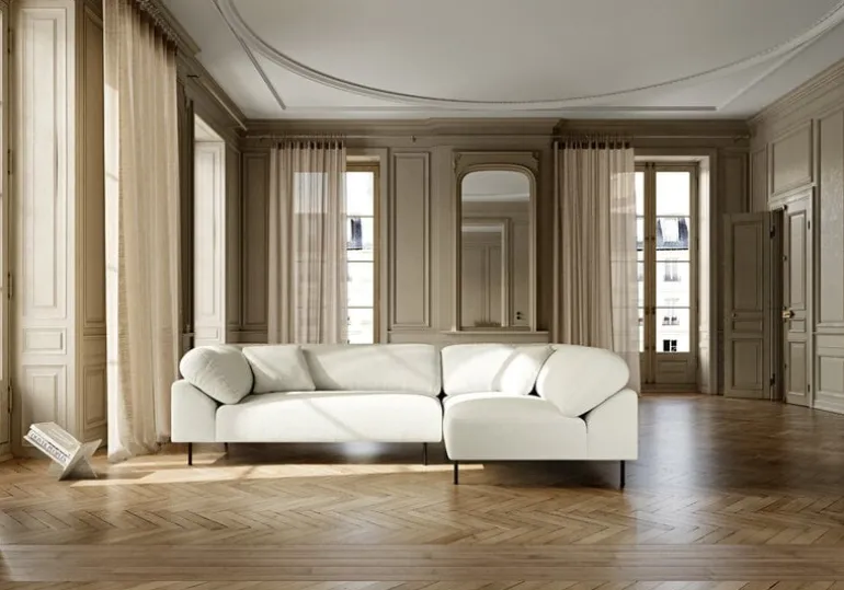 Woud Mountain magazine holder, grey travertine