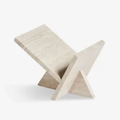 Woud Mountain paperweight, grey travertine