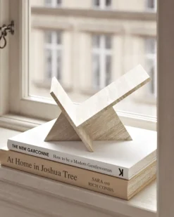 Woud Mountain paperweight, grey travertine