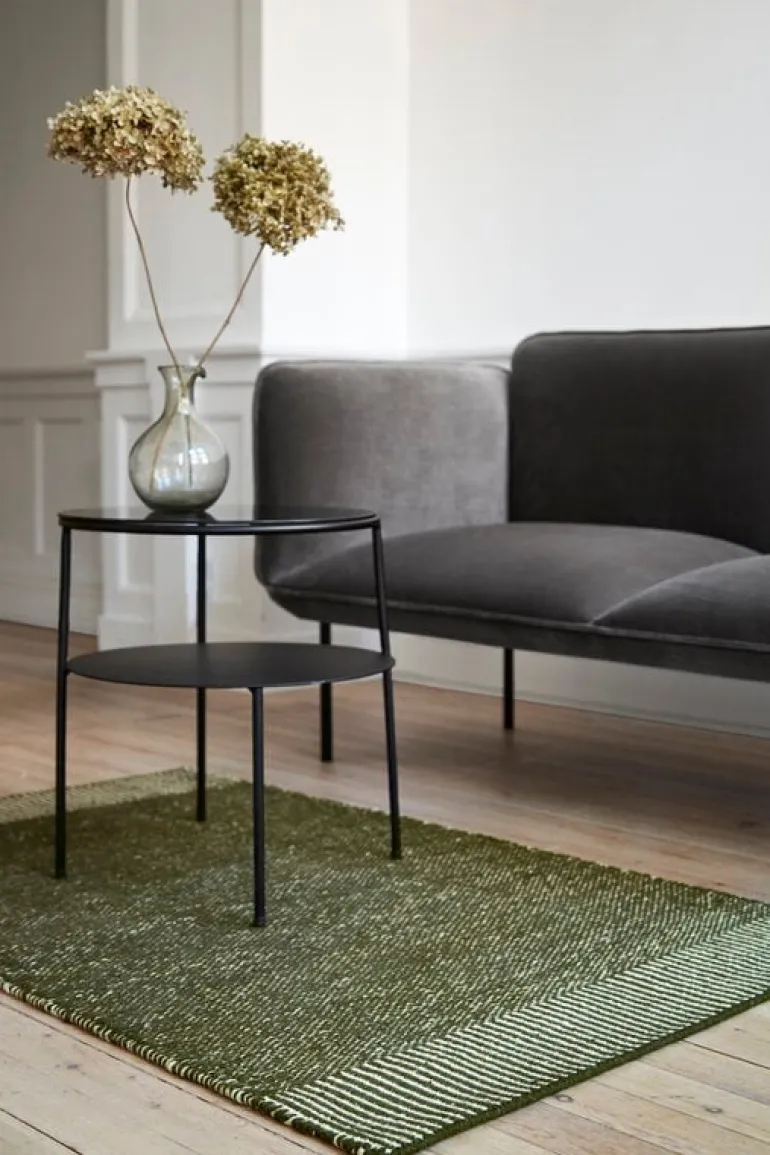 Woud Rombo rug, 90 x 140 cm, green