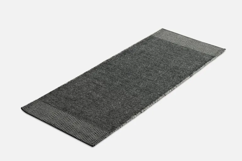 Woud Rombo rug, 75 x 200 cm, grey
