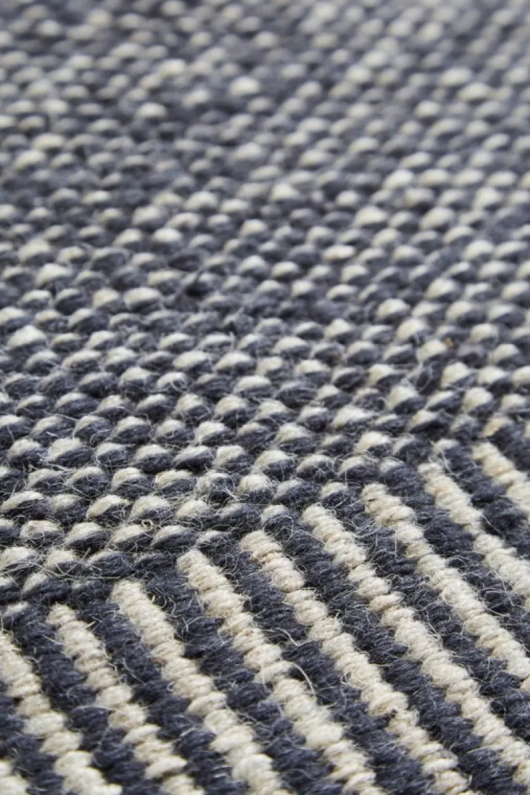 Woud Rombo rug, 75 x 200 cm, grey