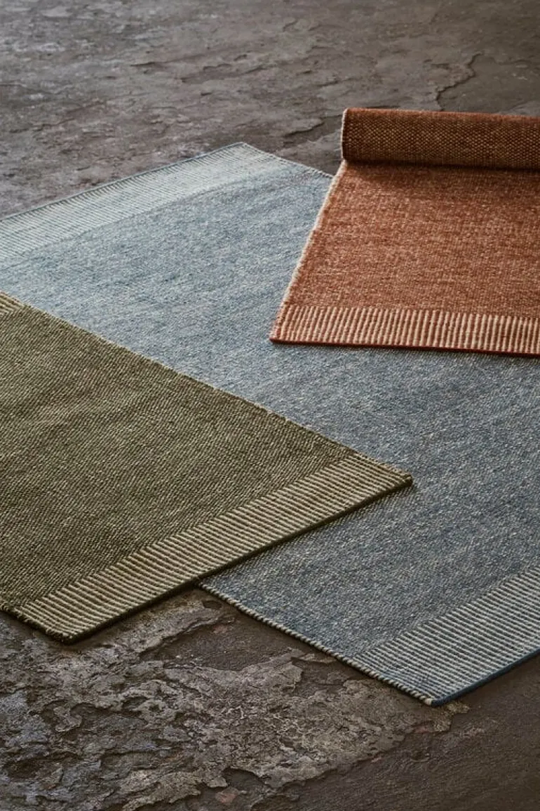 Woud Rombo rug, 90 x 140 cm, grey