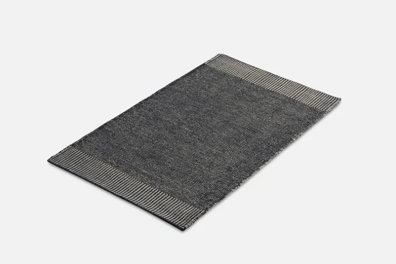 Woud Rombo rug, 90 x 140 cm, grey