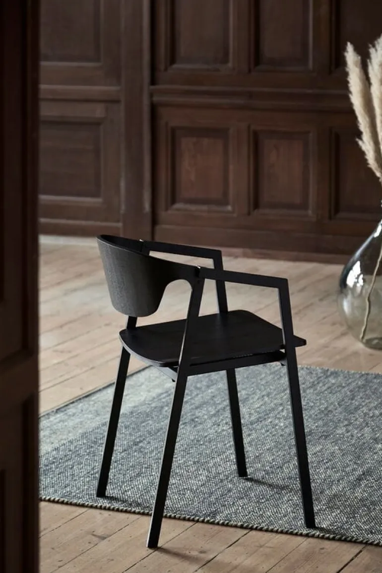 Woud Rombo rug, 170 x 240 cm, grey