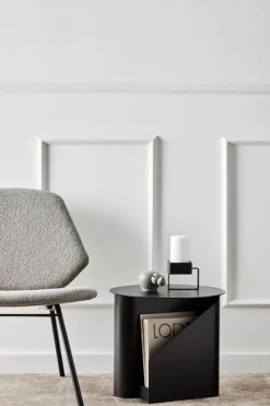 Woud Sentrum side table, black