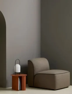 Woud Sentrum side table, burned orange