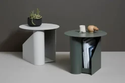 Woud Sentrum side table, warm grey
