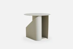 Woud Sentrum side table, warm grey