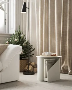 Woud Sentrum side table, warm grey