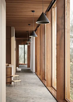 Woud Slalom step stool, white lacquered oak