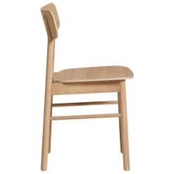 Woud Soma dining chair, white pigmented oak