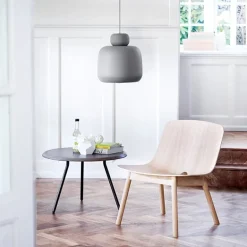 Woud Soround coffee table, 60 cm, concrete top