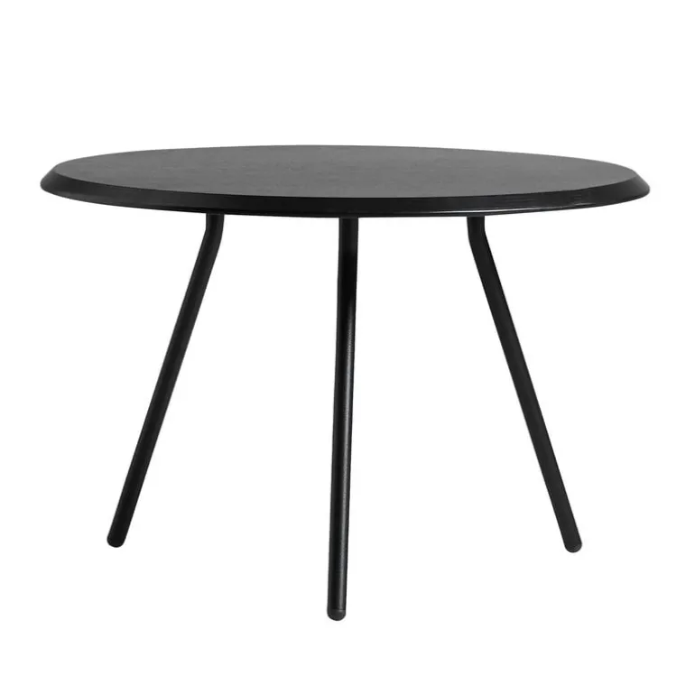 Woud Soround coffee table, 60 cm, h. 40,5 cm, black painted ash