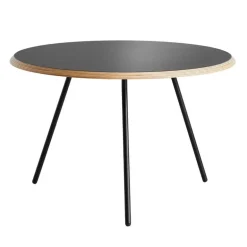 Woud Soround coffee table, 75 cm, charcoal black nano laminate