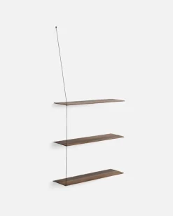Woud Stedge add-on shelf 80 cm, smoked oak
