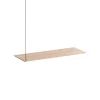 Woud Stedge add-on shelf 60 cm, white pigmented lacquered oak