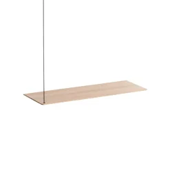 Woud Stedge add-on shelf 60 cm, white pigmented lacquered oak