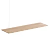 Woud Stedge add-on shelf 80 cm, white pigmented lacquered oak