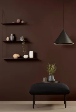 Woud Stedge shelf 80 cm, smoked oak