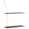 Woud Stedge shelf 60 cm, smoked oak