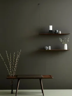 Woud Stedge shelf 60 cm, smoked oak