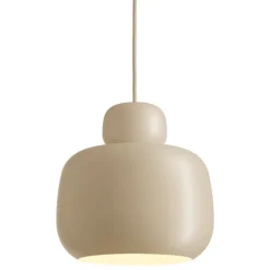 Woud Stone pendant, large, beige
