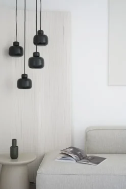 Woud Stone pendant, small, satin