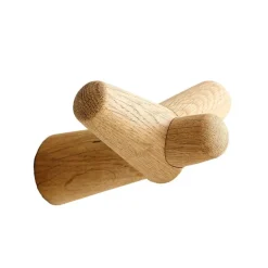 Woud Tail Wing hook, small, oak
