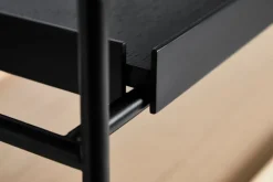 Woud Tray shelf, high, 1+4 oak - 1 black