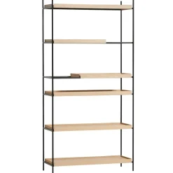 Woud Tray shelf, high, oak