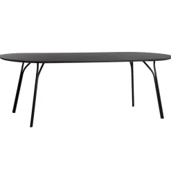 Woud Tree dining table, 220 x 90 cm, black