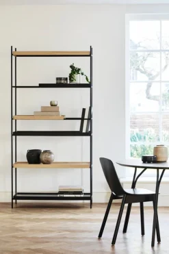 Woud Tree dining table, round 120 cm, black