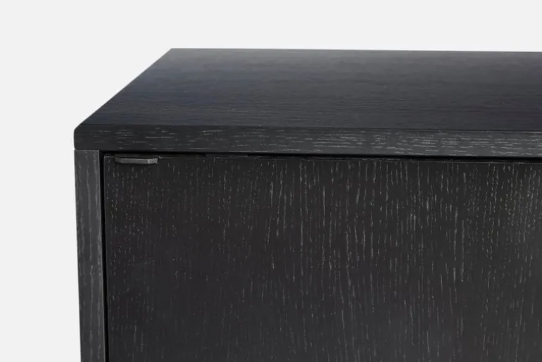 Woud Virka sideboard, low, black