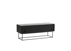 Woud Virka sideboard, low, black
