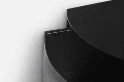 Woud Wallie wall drawer, black