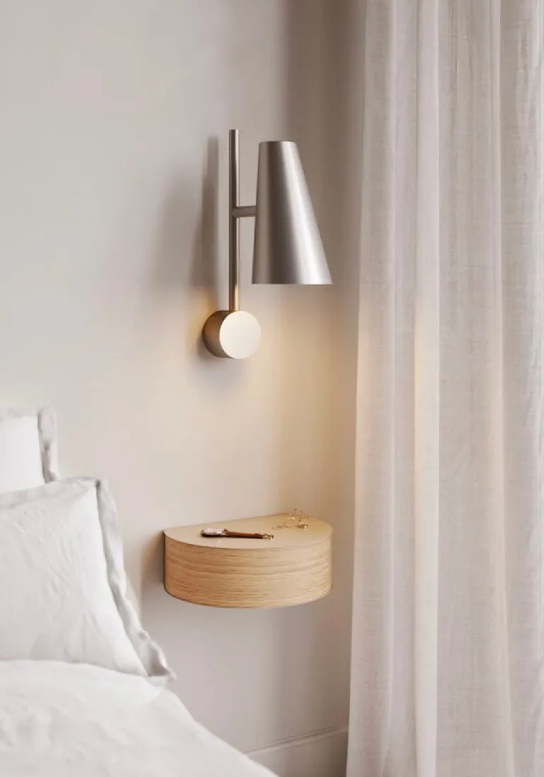 Woud Wallie wall drawer, oak - grey beige