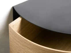 Woud Wallie wall drawer, oak - black