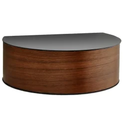 Woud Wallie wall drawer, walnut - black