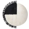 Woven Works Arc rug, black and white