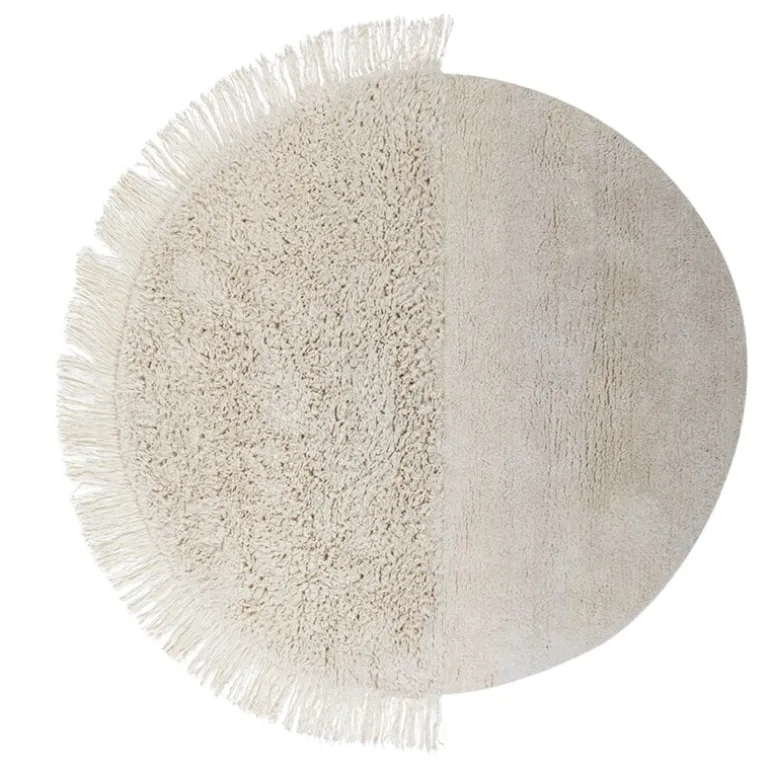 Woven Works Arc rug, white