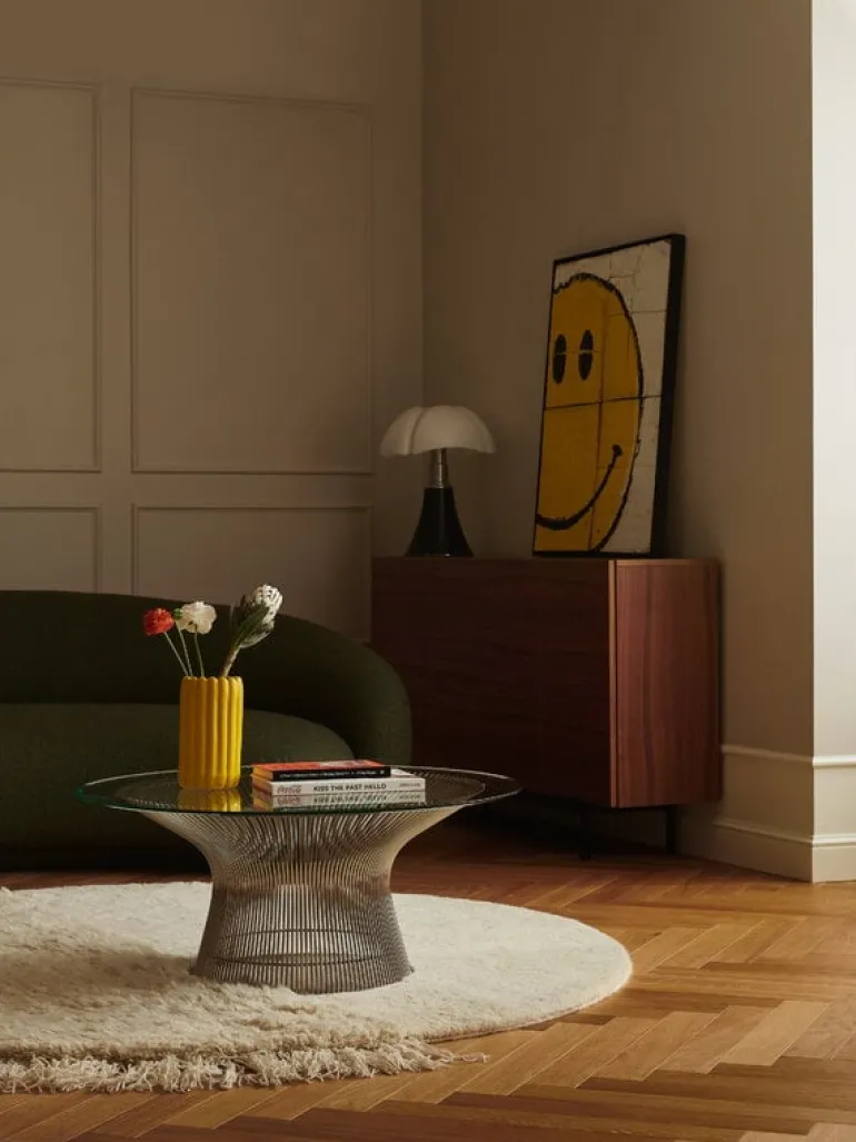 Woven Works Arc rug, white